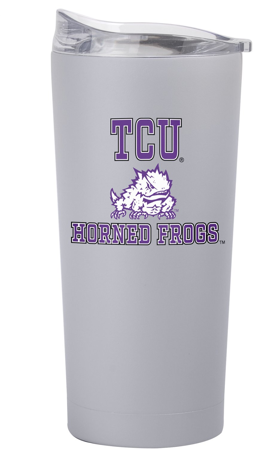 Logo Brands Texas Christian University 20 oz Athletic Powder Coat Tumbler - view number 3