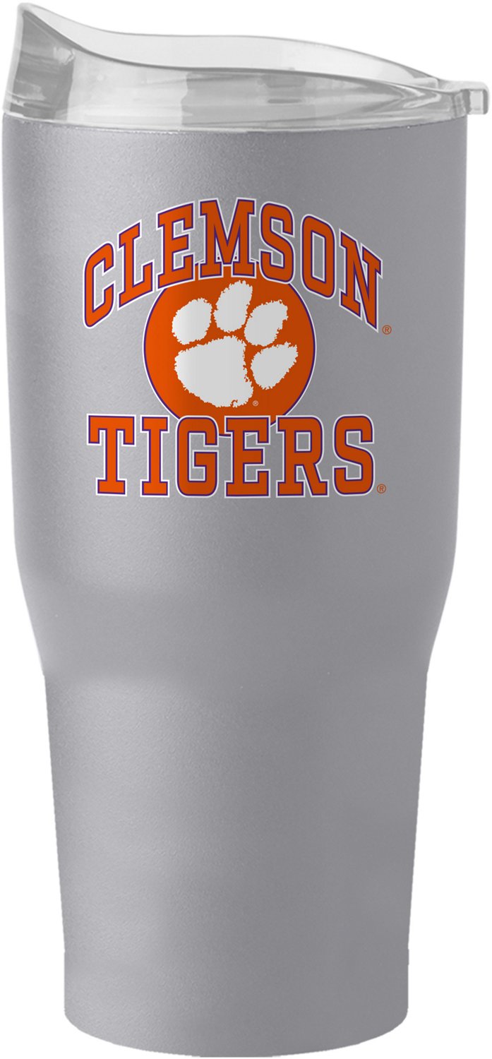 Logo Brands Clemson 30 oz Athletic Powder Coat Tumbler                                                                           - view number 3