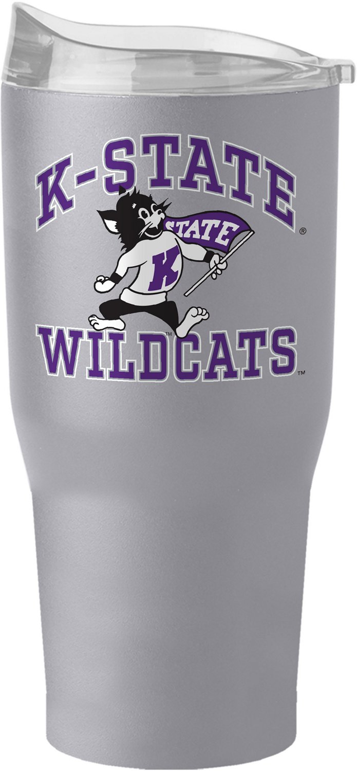 Logo Brands Kansas State 30 oz Athletic Powder Coat Tumbler - view number 2