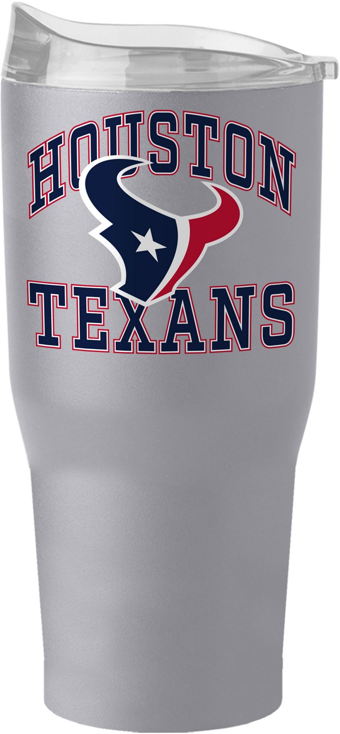 Logo Brands Texans 30 oz Athletic Powder Coat Tumbler - view number 3