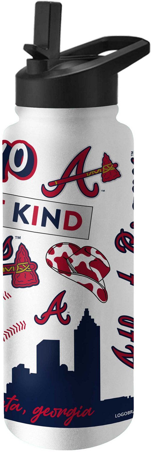 Logo Brands Braves 34 oz Native Quencher Bottle - view number 3