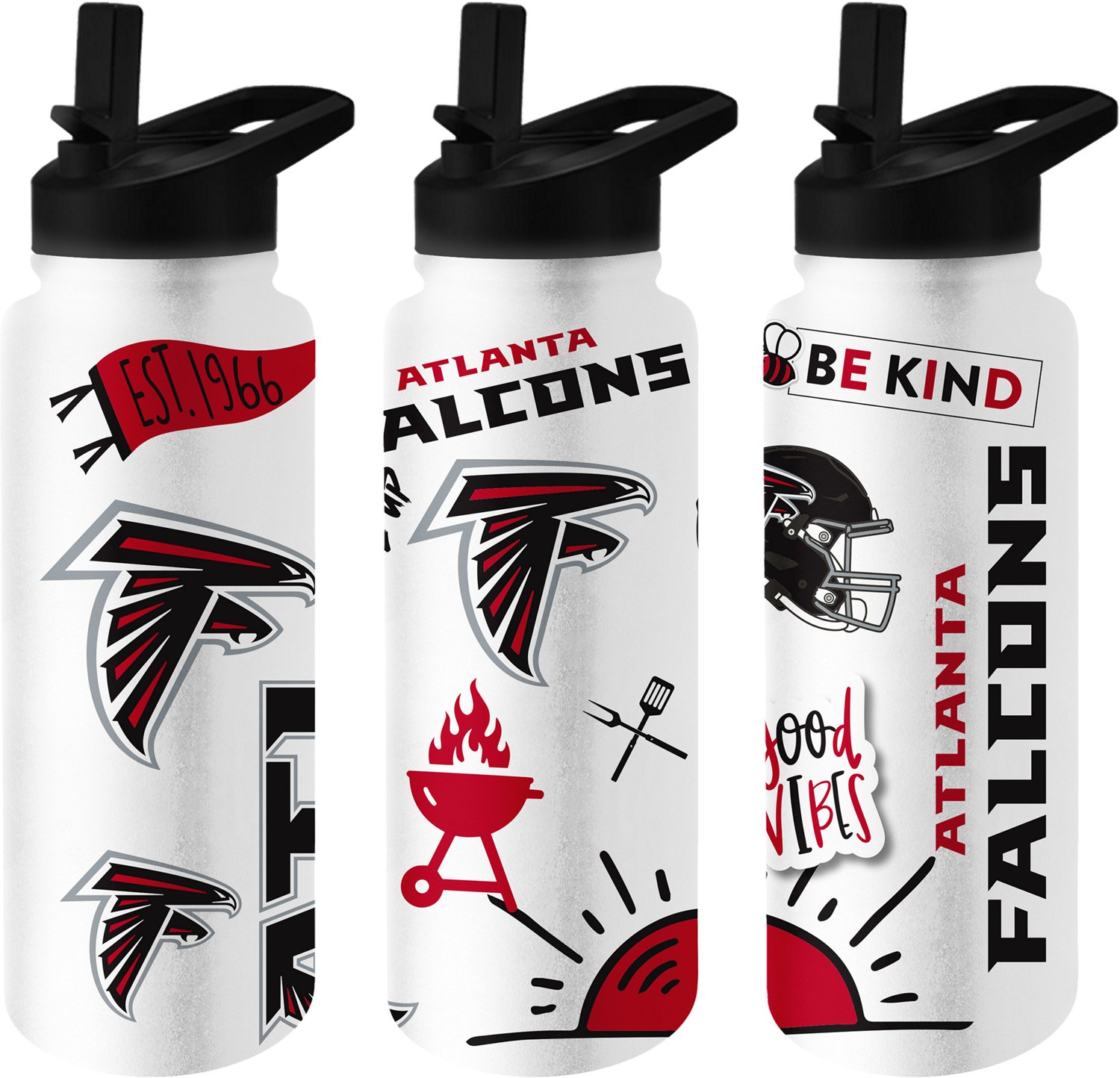 Logo Brands Falcons 34 oz Native Quencher Bottle                                                                                 - view number 2