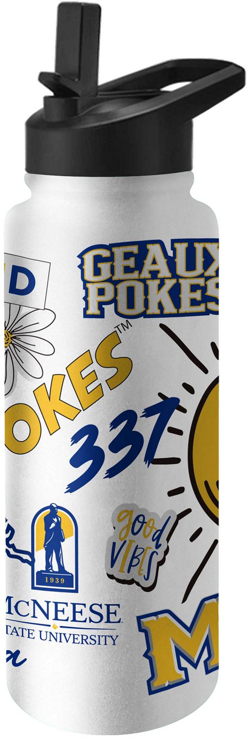 Logo Brands McNeese State 34 oz Native Quencher Bottle                                                                           - view number 2