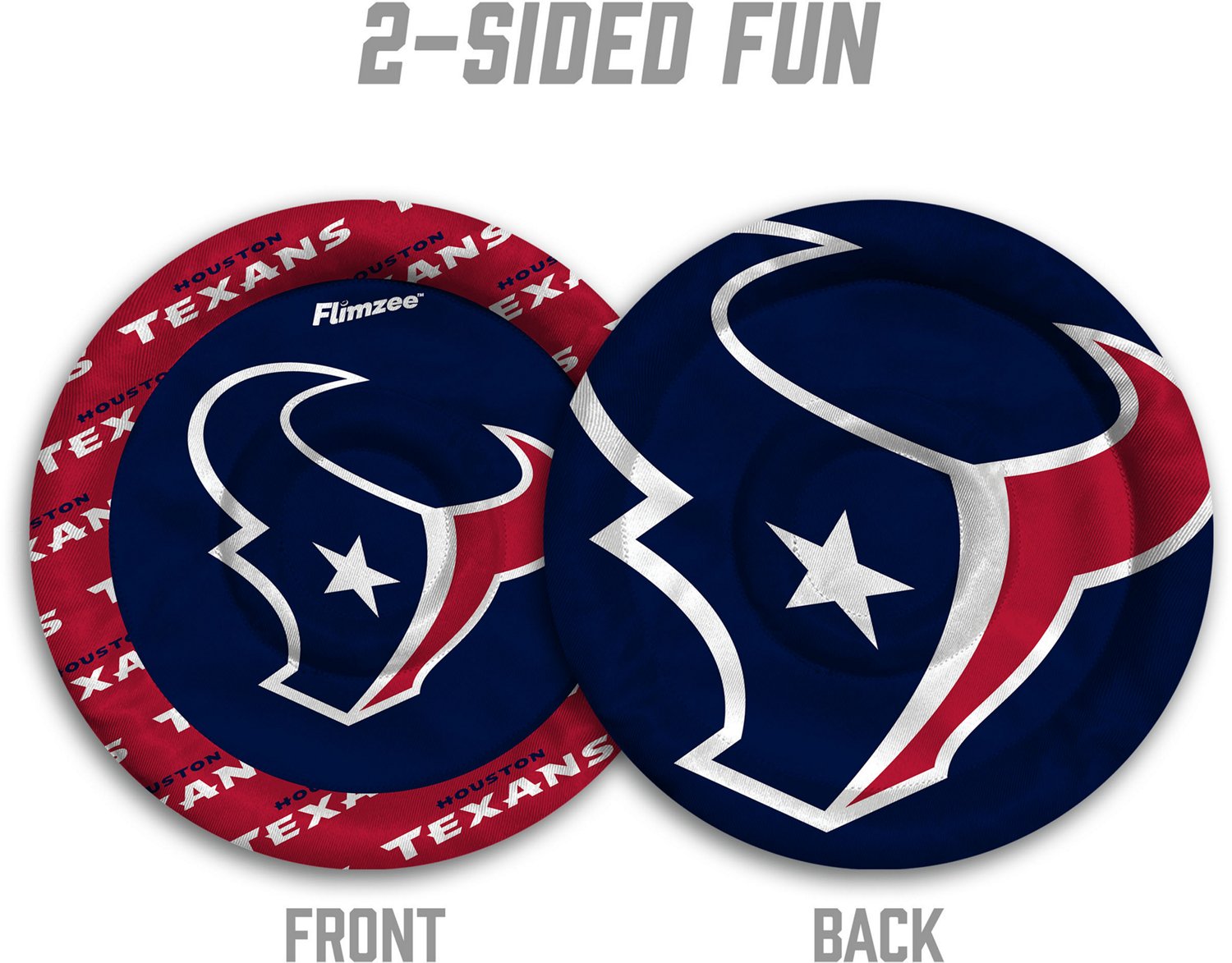 YouTheFan Houston Texans Flimzee Bean-Bag Flying Disc                                                                            - view number 8