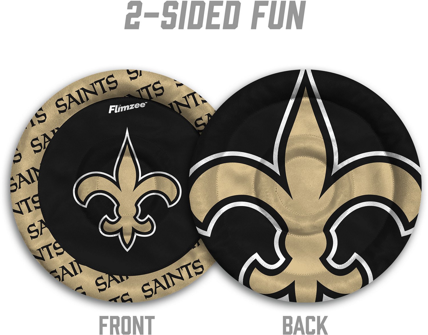 YouTheFan New Orleans Saints Flimzee Bean-Bag Flying Disc
