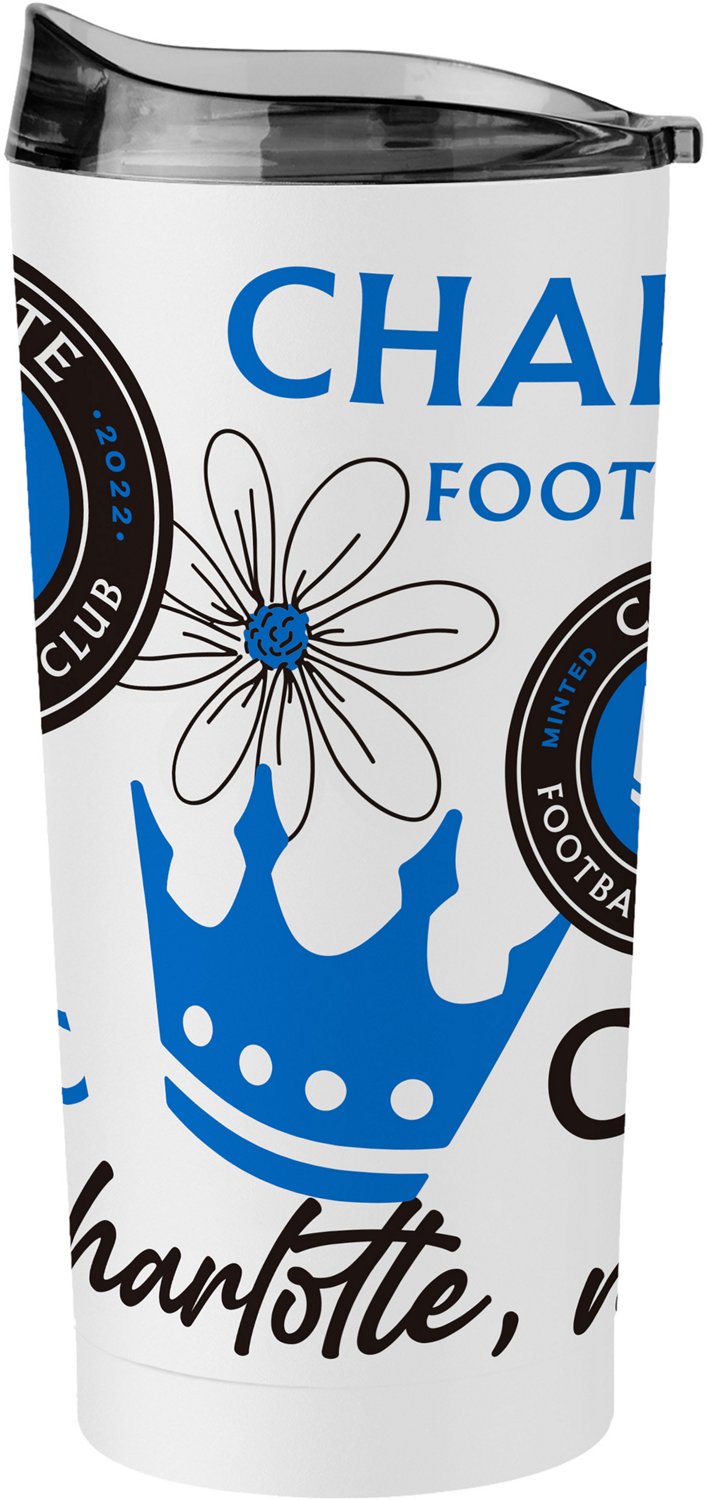 Logo Brands Charlotte FC 20 oz Native Powder Coat Tumbler                                                                        - view number 2