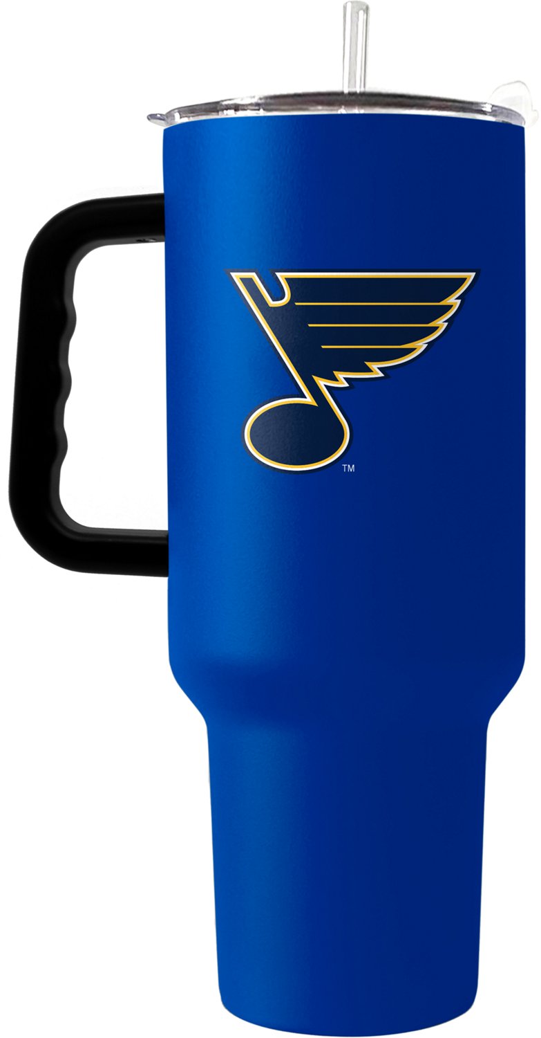 Logo Brands Blues 40 oz Flipside Powder Coat Tumbler - view number 2