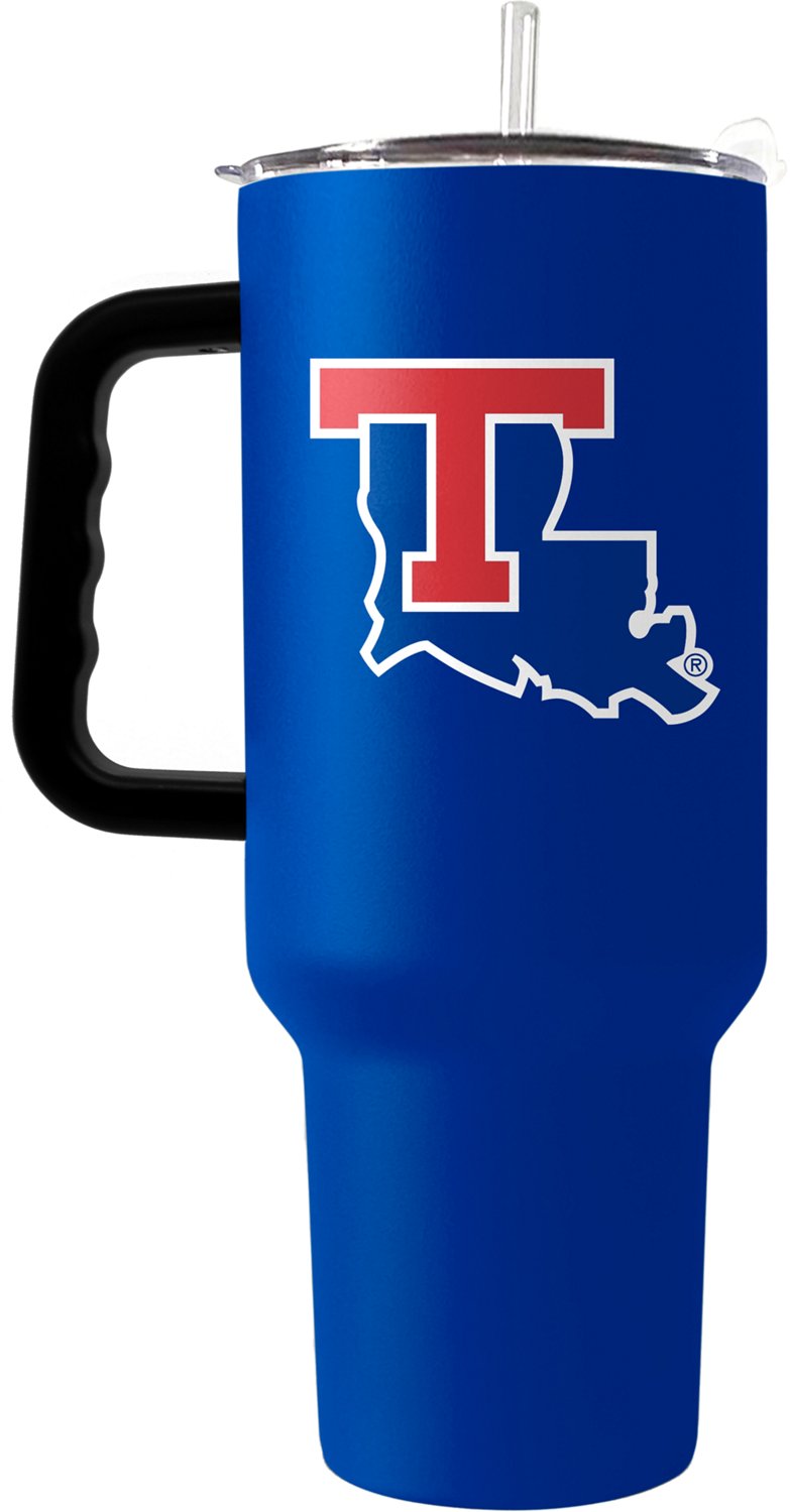 Logo Brands Louisiana Tech University Flipside Powder-Coat 40 oz Tumbler                                                         - view number 3