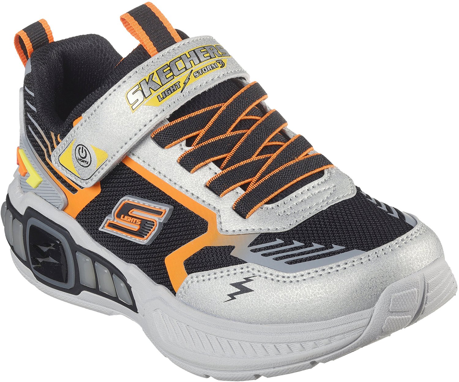 SKECHERS Boys' S-Lights Light Storm 3.0 Shoes - view number 8