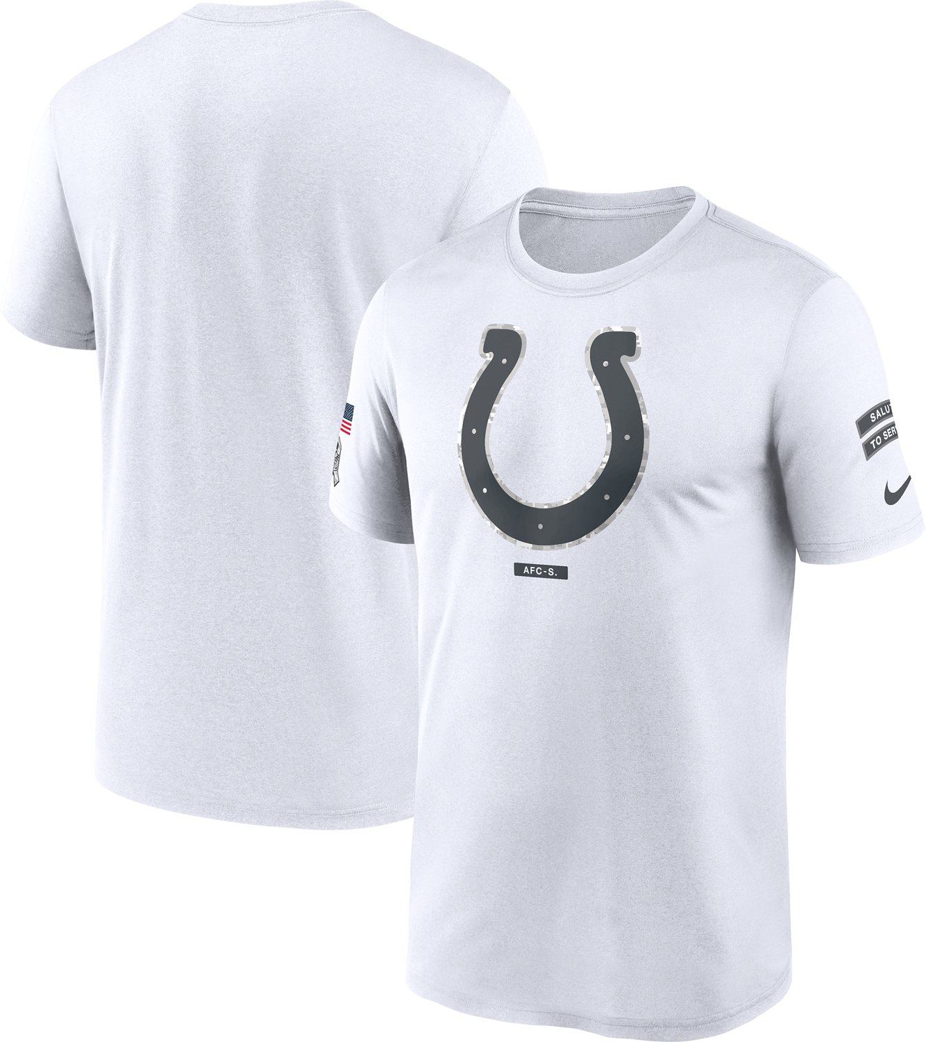 Nike Men's Colts Salute To Service Primary Edge T-shirt - view number 6
