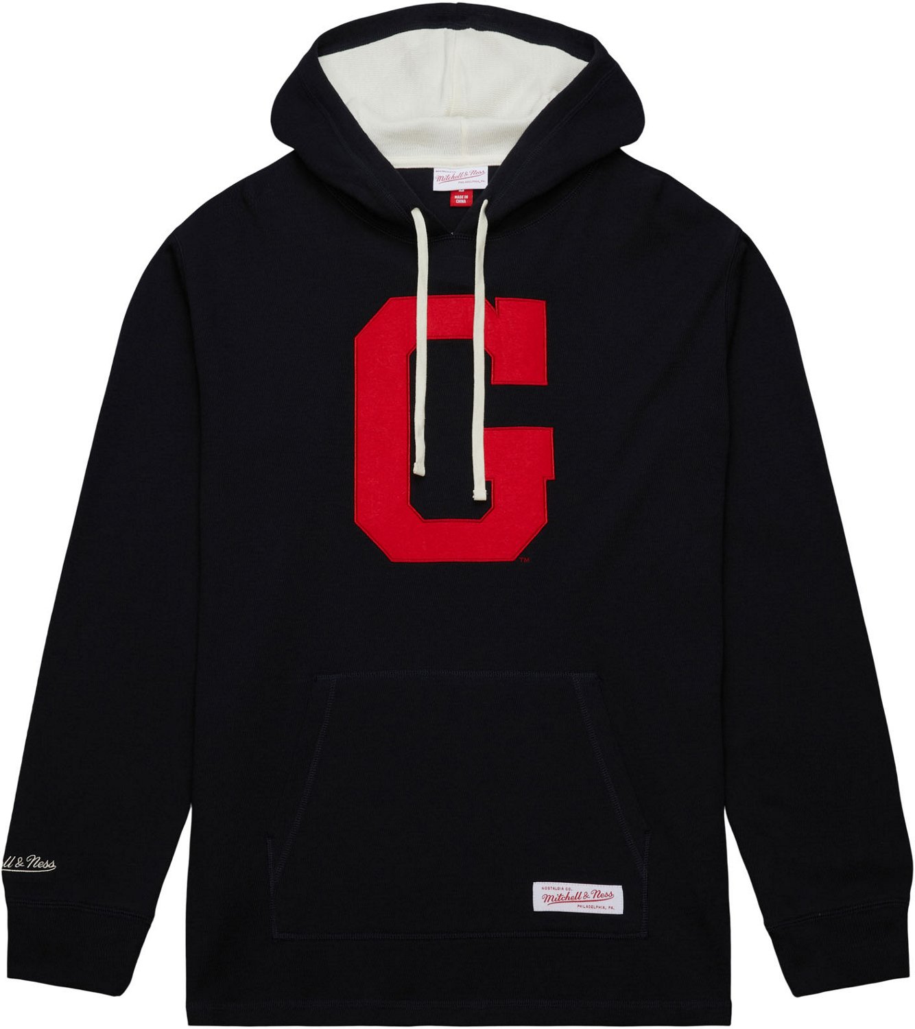 Mitchell & Ness Men's University of Georgia Vintage Logo Thermal Hoodie - view number 3