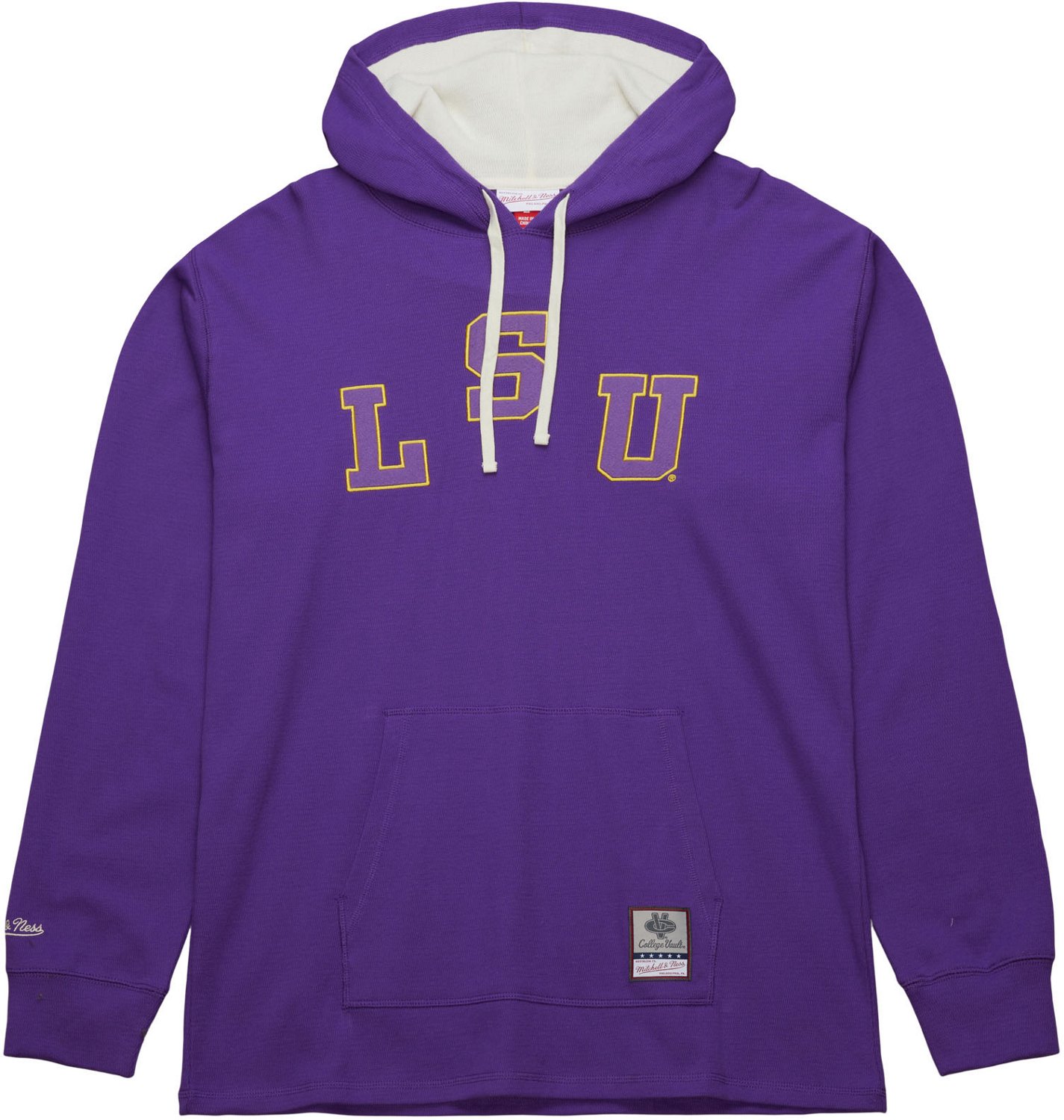 Mitchell & Ness Men's Louisiana State University Vintage Logo Thermal Hoodie