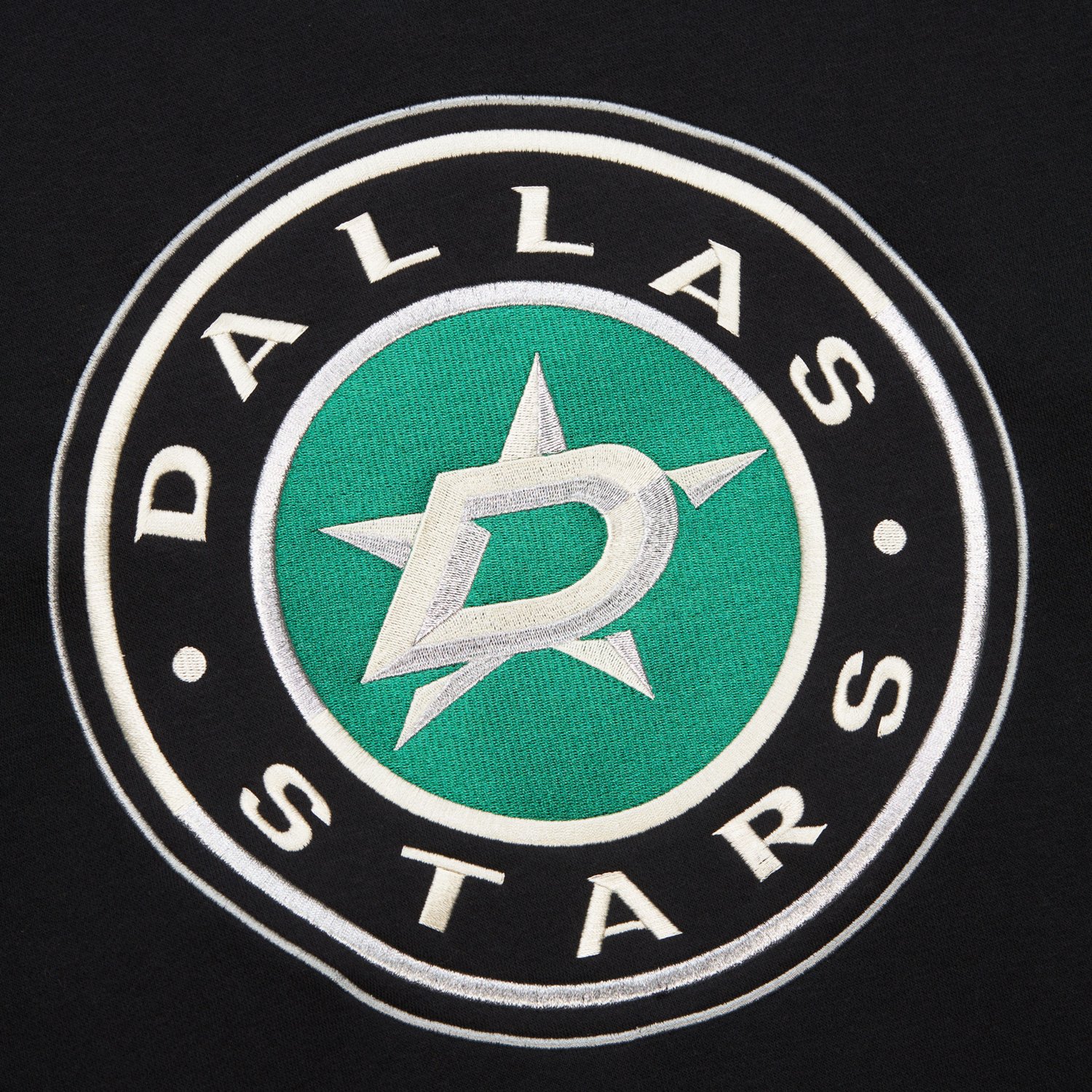 Mitchell & Ness Men's Dallas Stars Heritage Lace Up Long Sleeve Crew Sweatshirt - view number 3
