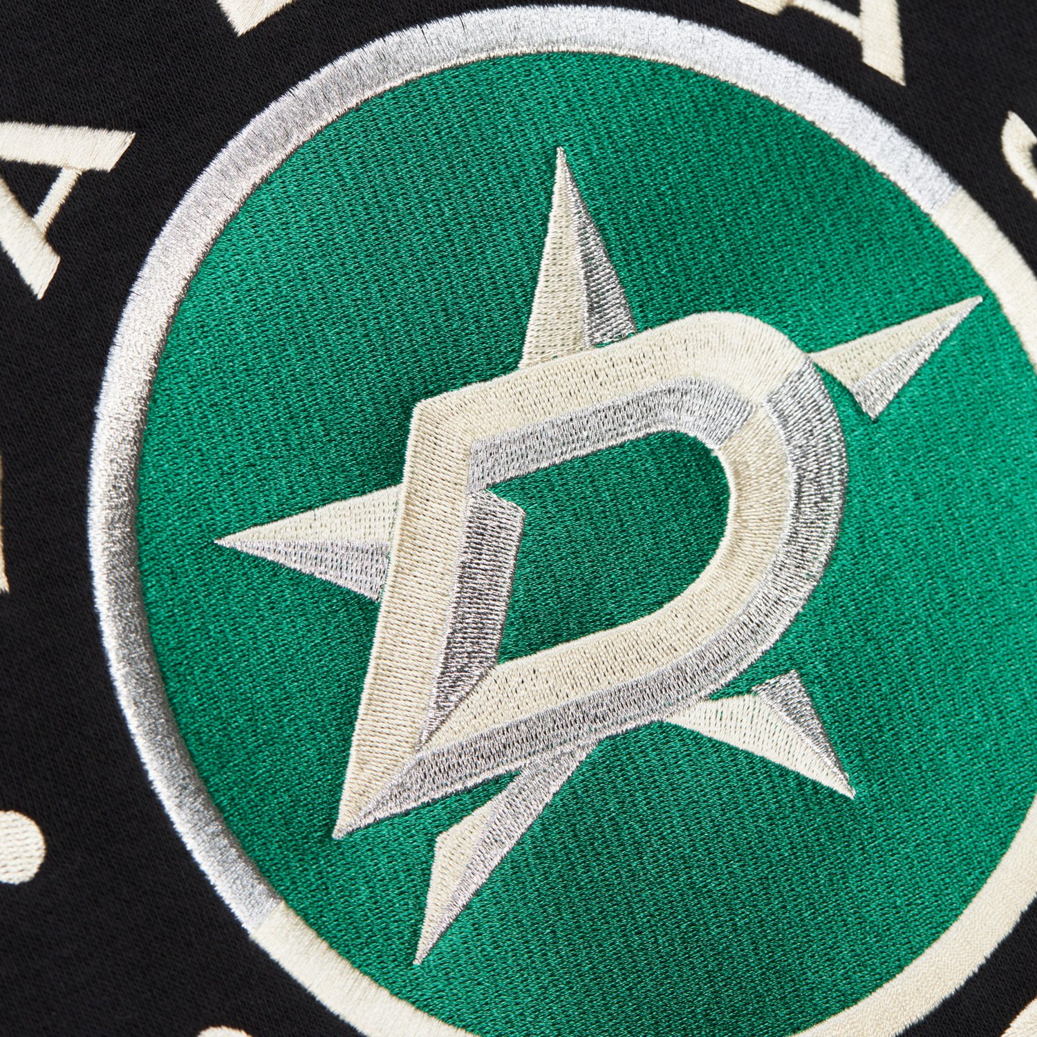 Mitchell & Ness Men's Dallas Stars Heritage Lace Up Long Sleeve Crew Sweatshirt - view number 4