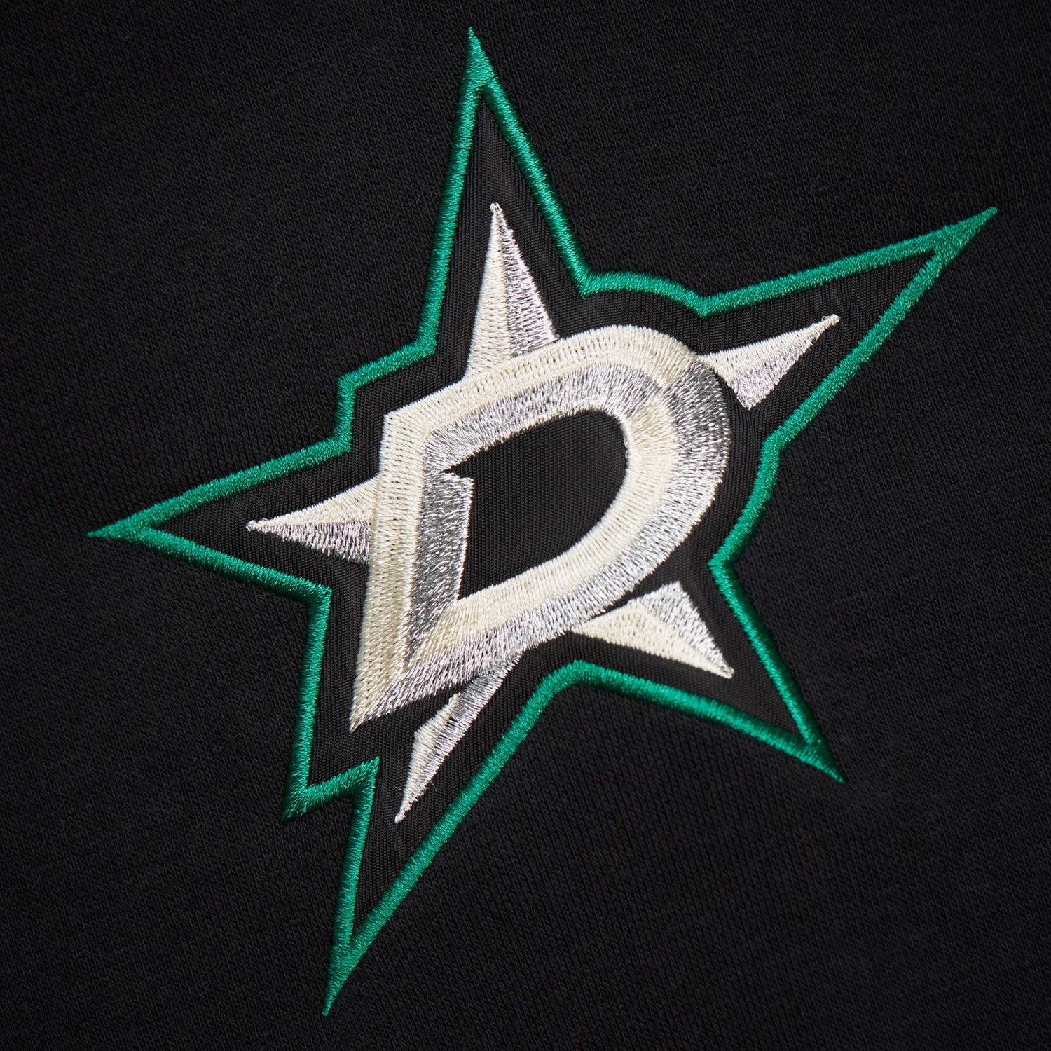 Mitchell & Ness Men's Dallas Stars Heritage Lace Up Long Sleeve Crew Sweatshirt - view number 7