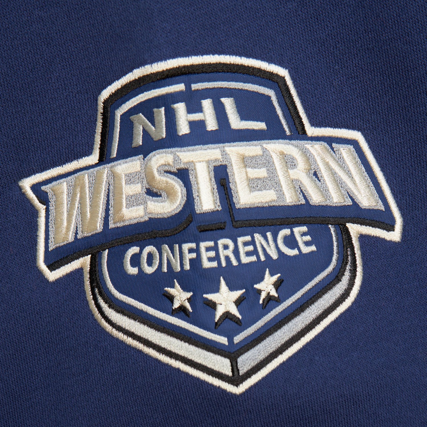 Mitchell & Ness Men's Nashville Predators Heritage Lace Up Long Sleeve Crew Sweatshirt - view number 5