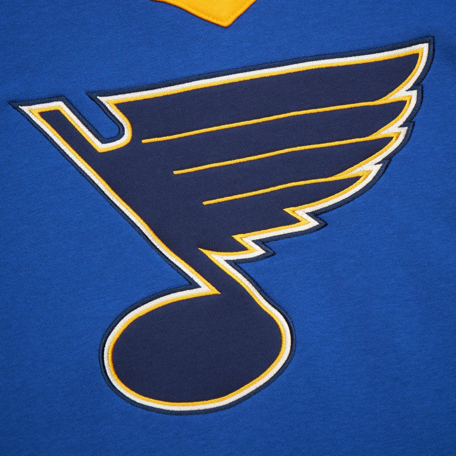Mitchell & Ness Men's St. Louis Blues Heritage Lace Up Long Sleeve Crew Sweatshirt - view number 3