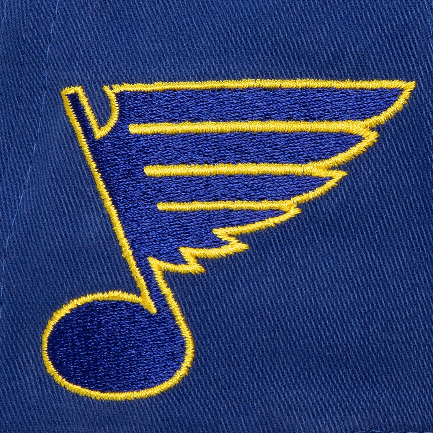 Mitchell & Ness Adults' St. Louis Blues Block Sweep Pro Curve Snapback Cap                                                       - view number 7