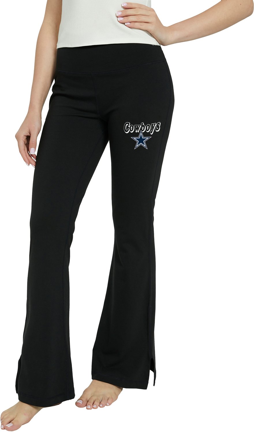 Concepts Sport Women's Dallas Cowboys Carousel Flare Leggings                                                                    - view number 3
