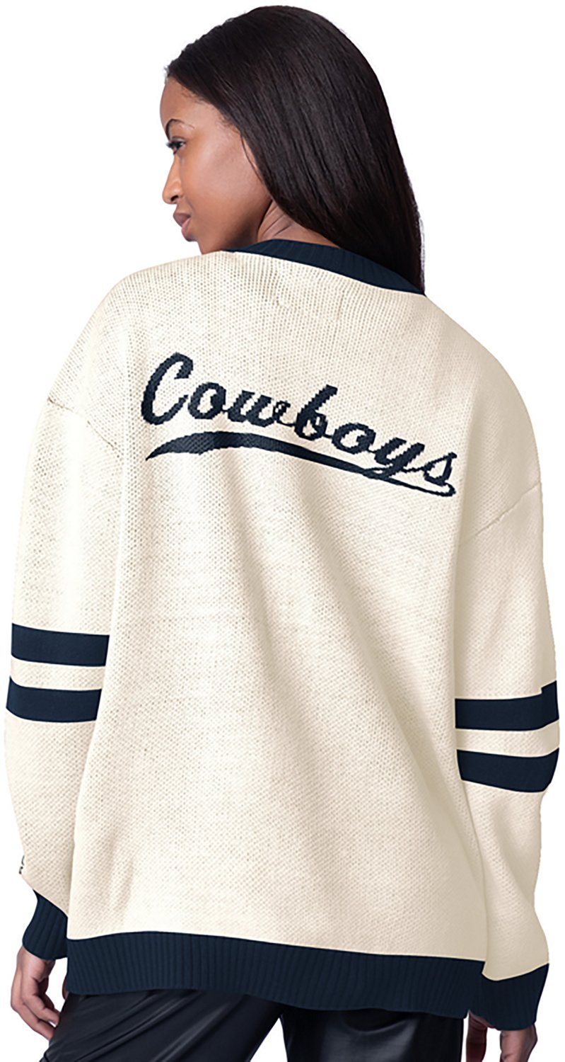 Starter Women's Dallas Cowboys Fast Break Jacquard Cardigan - view number 2