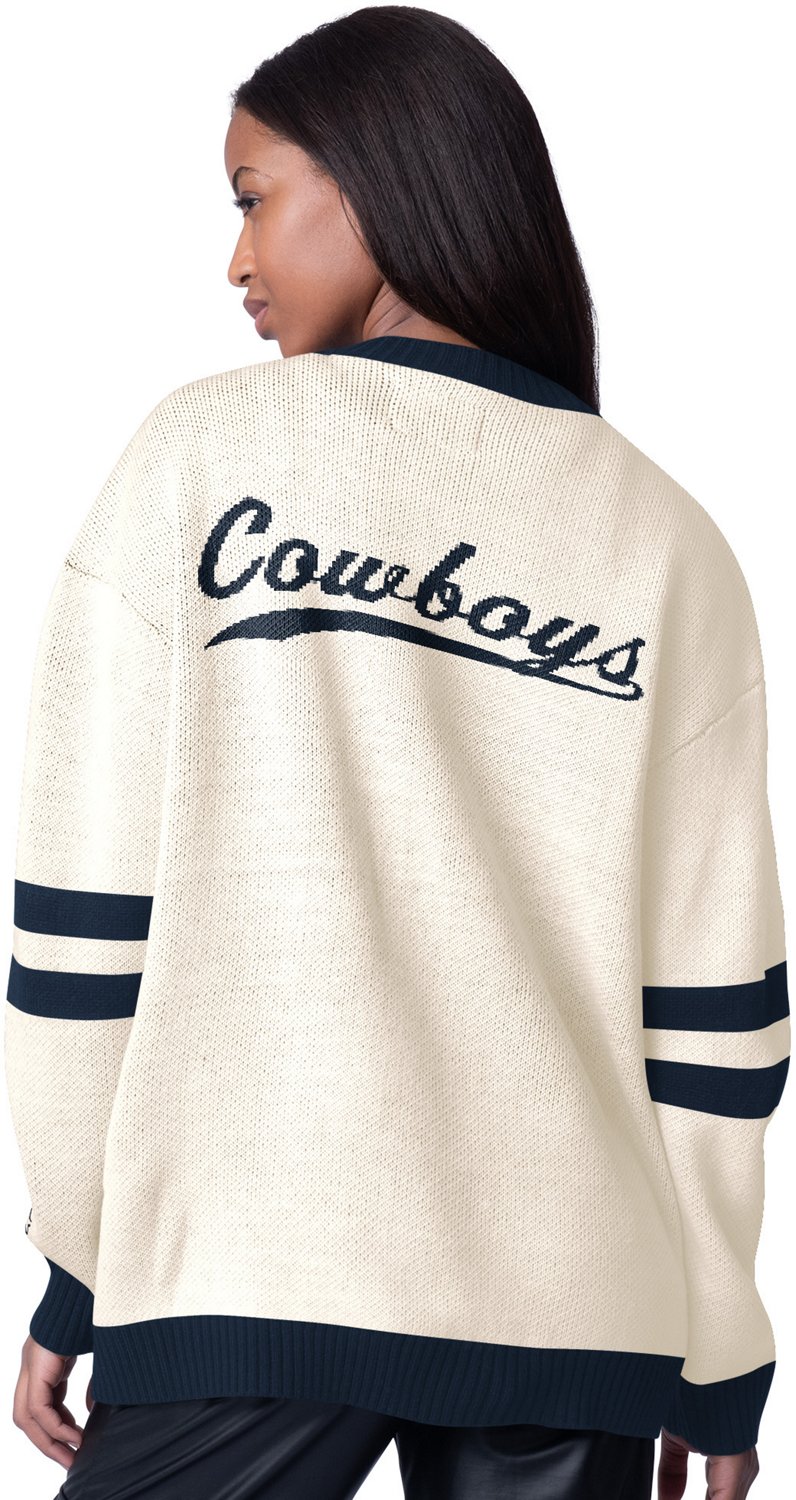 Starter Women's Dallas Cowboys Fast Break Jacquard Cardigan - view number 4