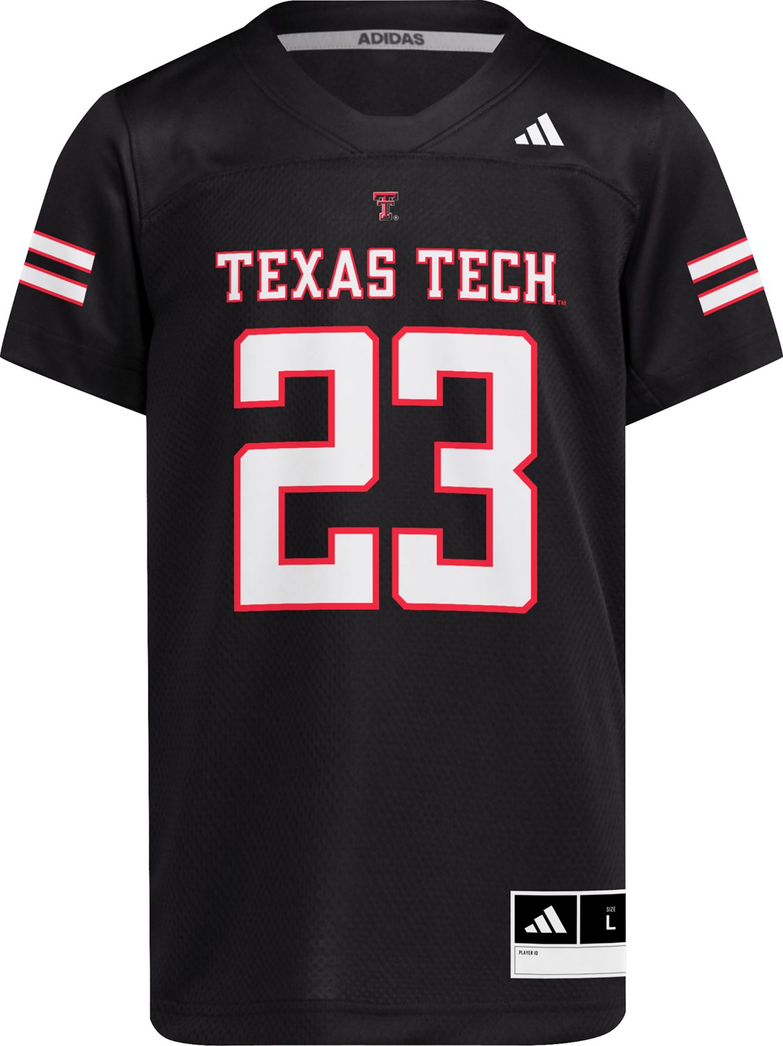 adidas Boys' Texas Tech University Replica Football Jersey                                                                       - view number 4