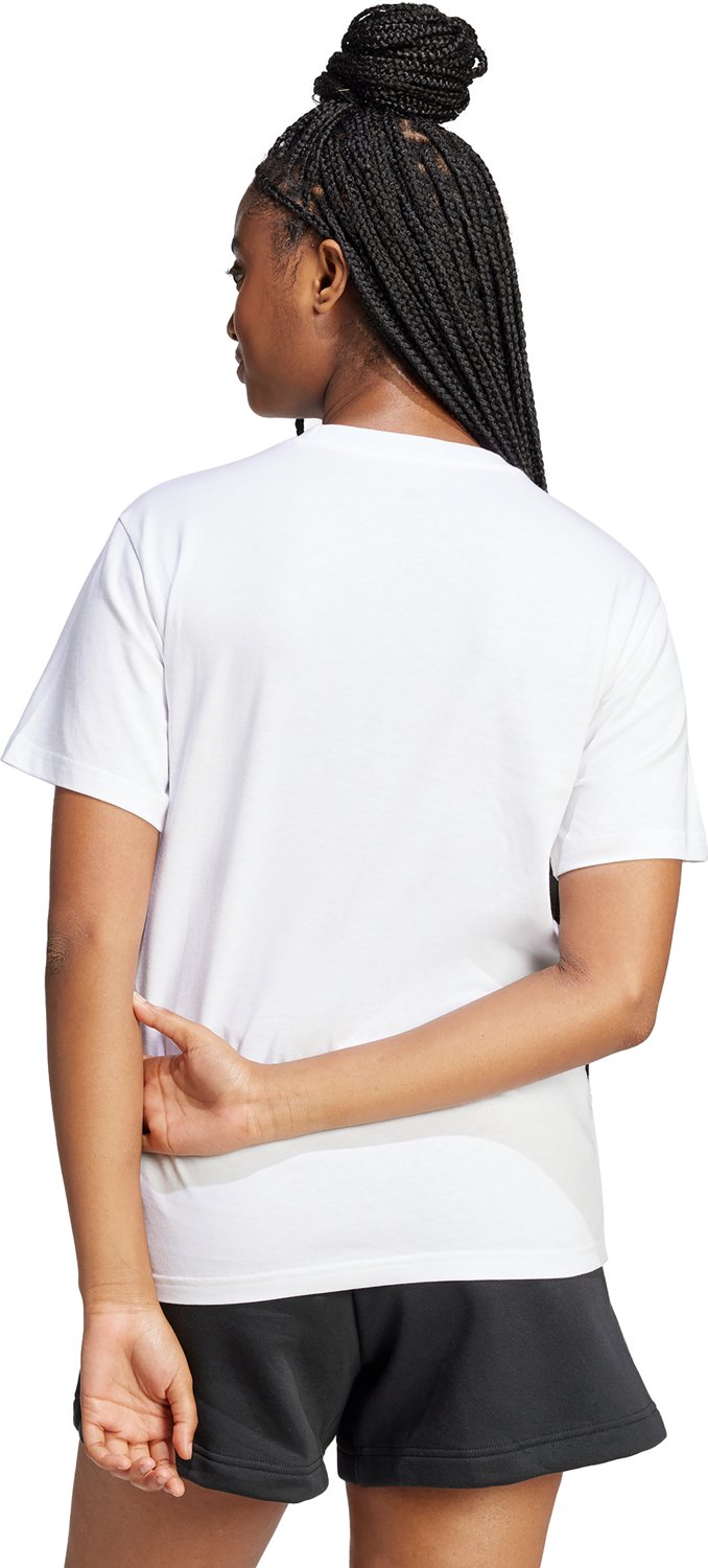 adidas Women's Tech Metallic Graphic Loose Fit Crop T-shirt - view number 8