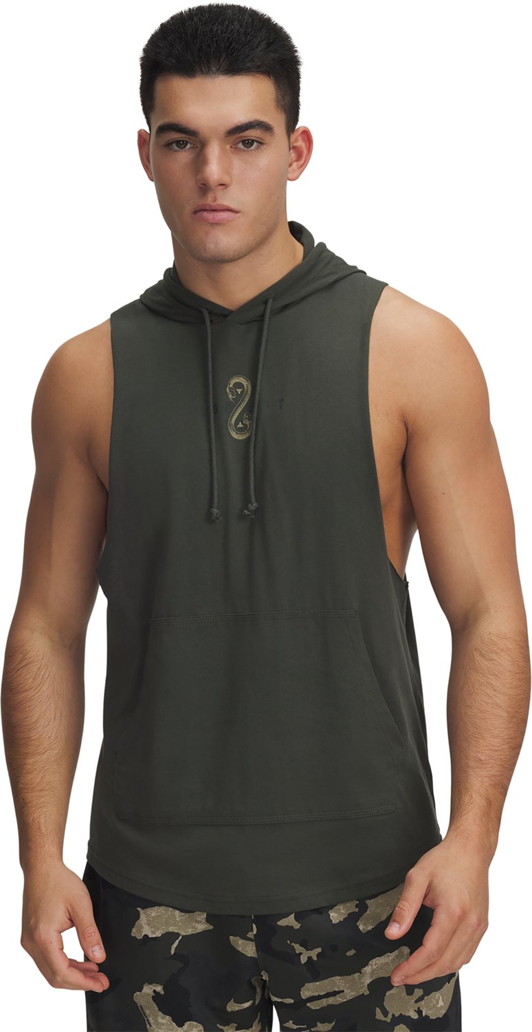 Under Armour Men's Project Rock Snake Sleeveless Hoodie - view number 5