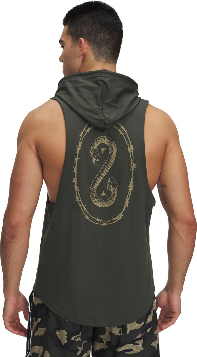 Under Armour Men's Project Rock Snake Sleeveless Hoodie - view number 6