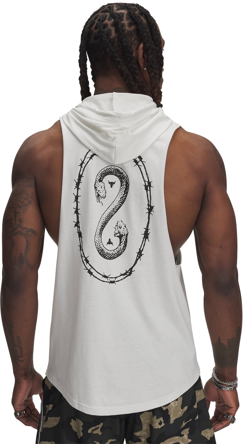 Under Armour Men's Project Rock Snake Sleeveless Hoodie - view number 6