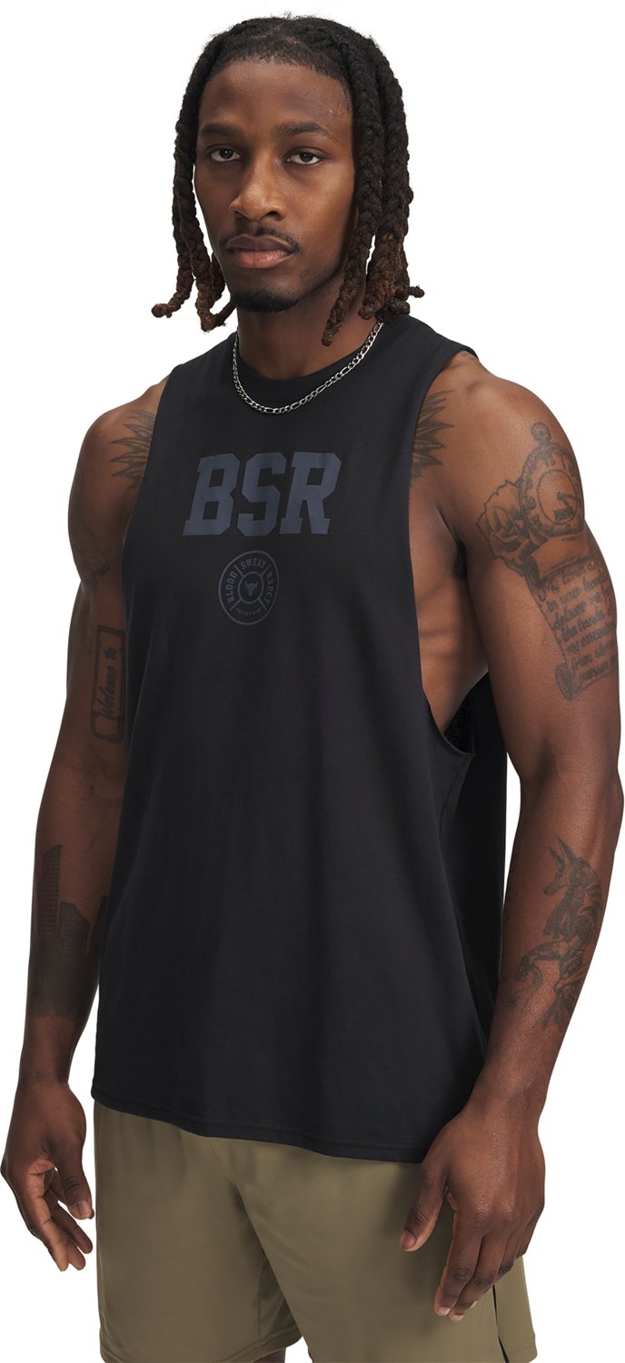 Under Armour Men's Project Rock BSR Sleeveless Tank Top - view number 4
