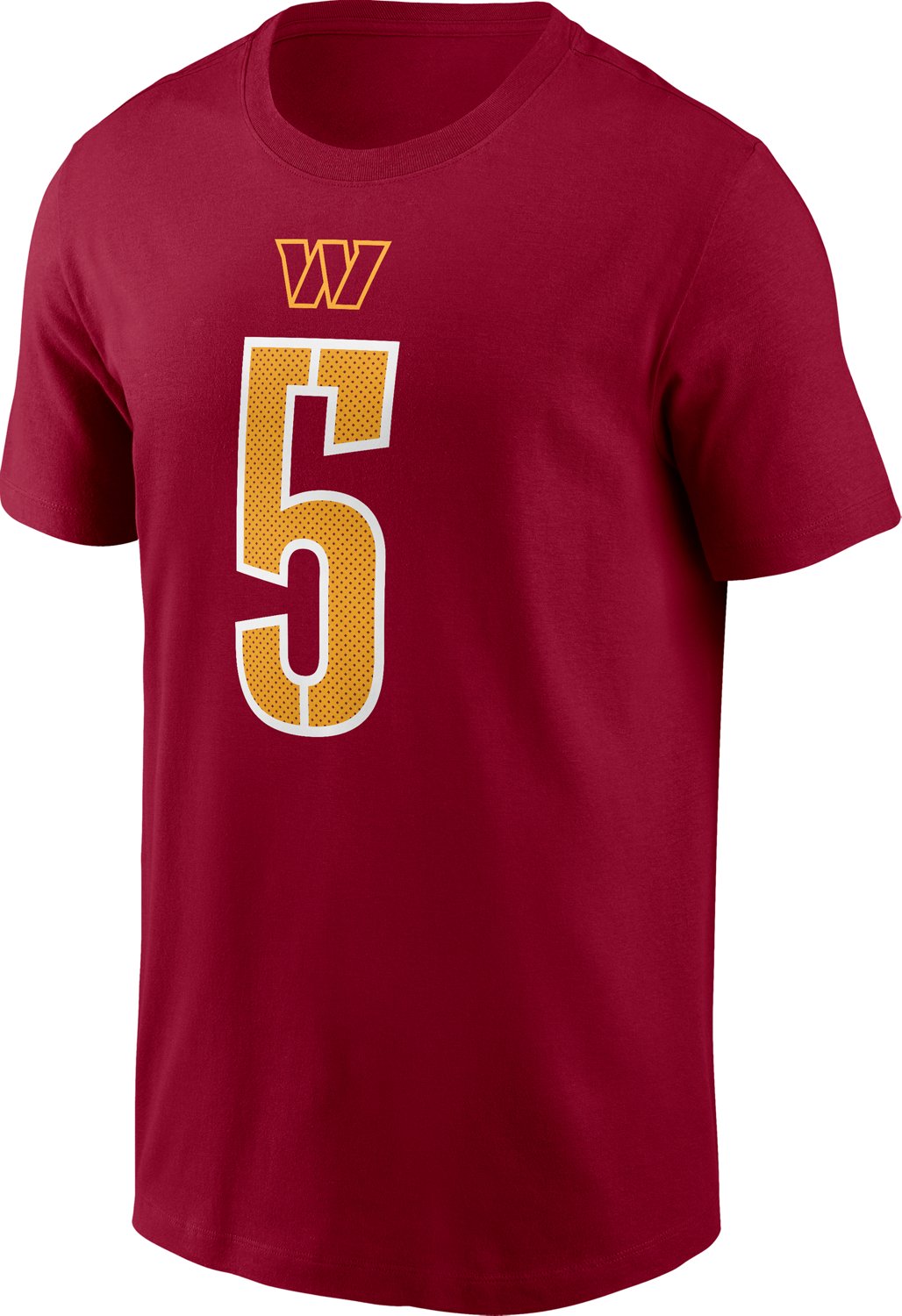 Nike Men's Commanders Jayden Daniels #5 Name and Number Short Sleeve Tee                                                         - view number 4
