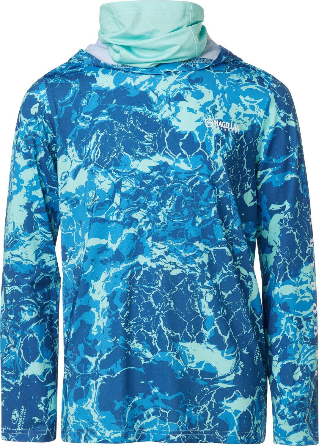 Magellan Outdoors Boys' Mossy Oak Whitecap 3.0 Gaiter Hoodie