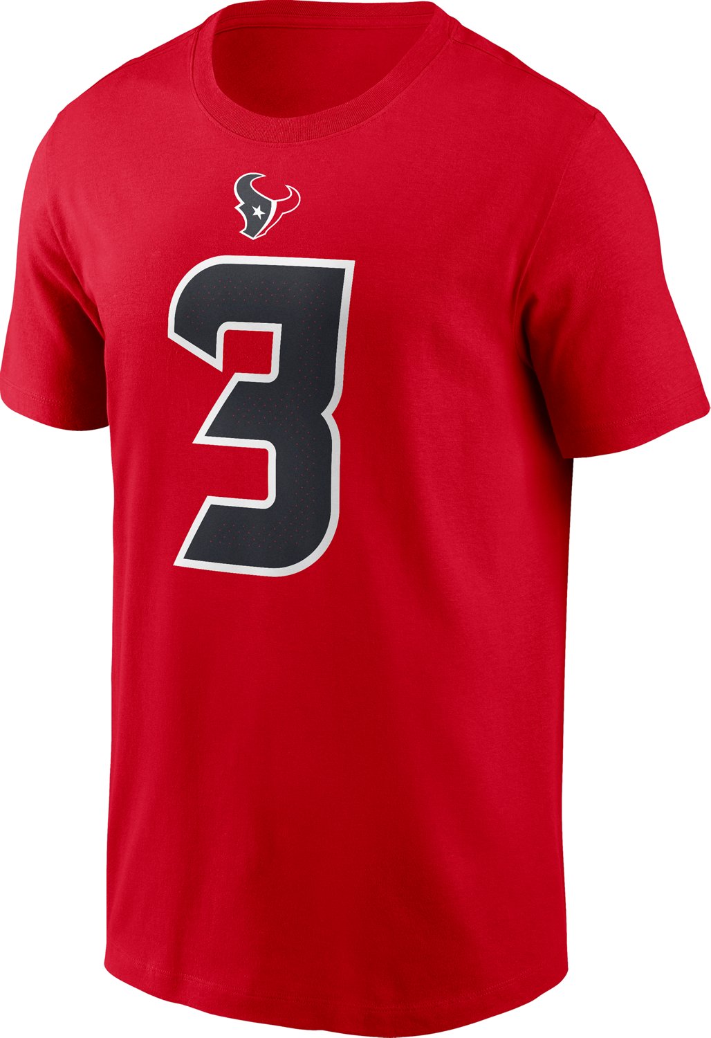 Nike Men's Texans Dell 3 Wordmark Name & Number T-shirt - view number 4