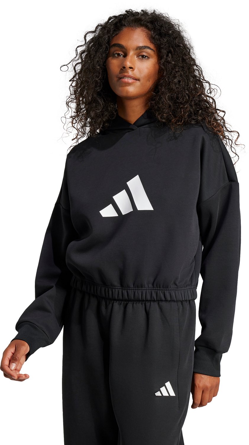 adidas Women's Future Icons 3-Bar Logo Hoodie - view number 4