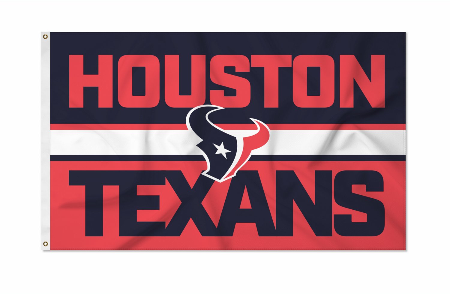 Tag Express Texans New 3 x 5 Stacked Flag                                                                                        - view number 2