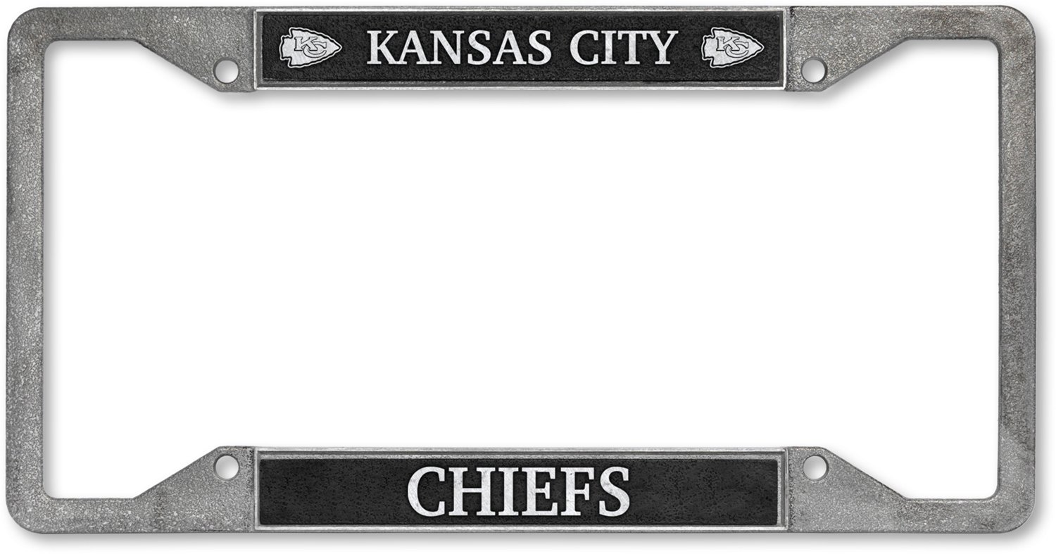 Tag Express Chiefs Pewter Team License Plate Frame - view number 2