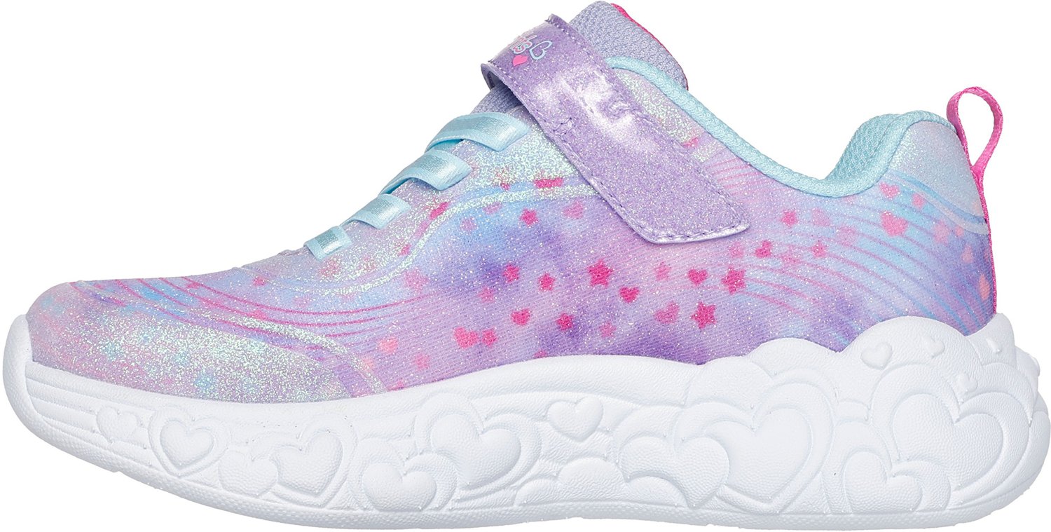 SKECHERS Girls' Eternal Heart Lights Sneakers - view number 7