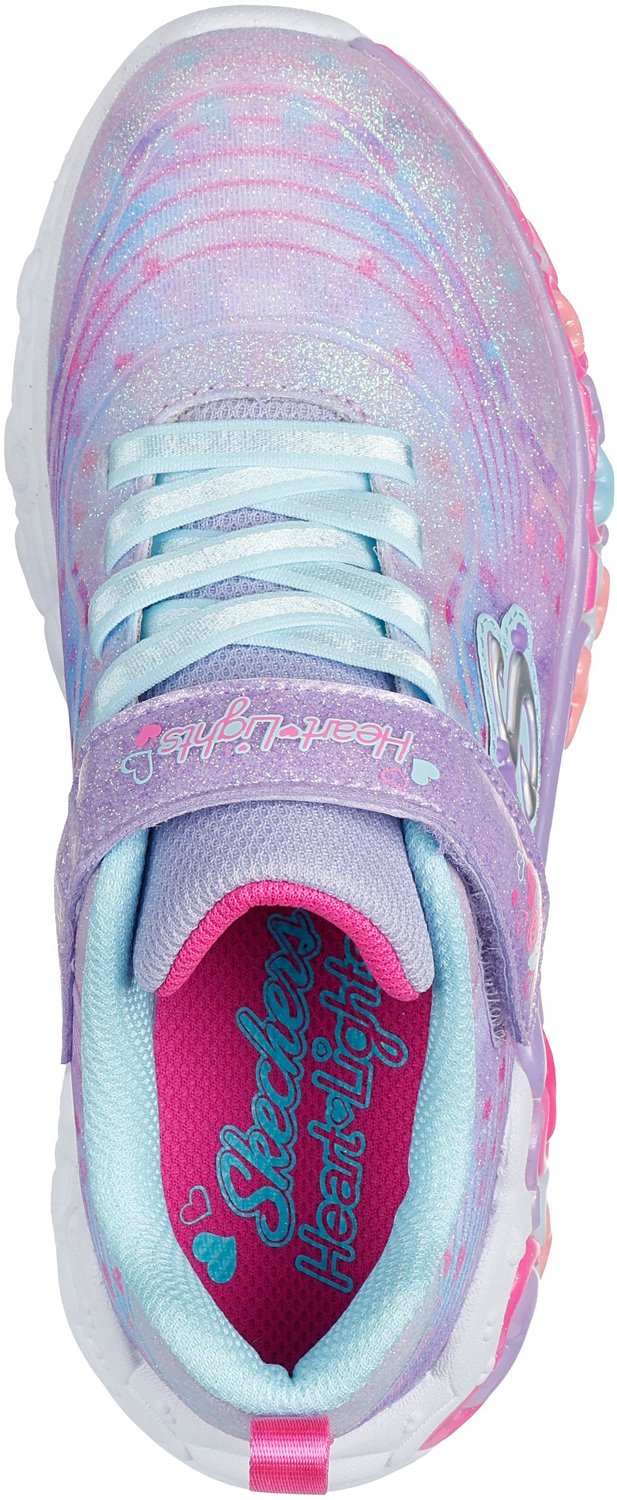SKECHERS Girls' Eternal Heart Lights Sneakers - view number 4