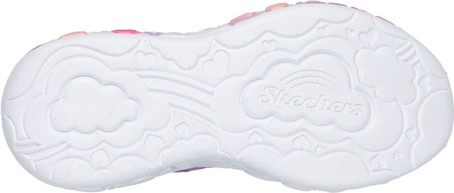 SKECHERS Girls' Eternal Heart Lights Sneakers - view number 5