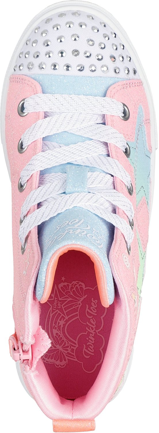 SKECHERS Girls' Twinkle Toes Twinkle Sparks Stellar Star