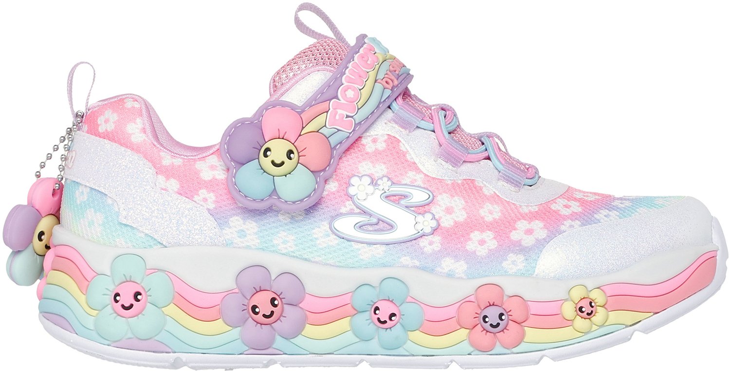 SKECHERS Girls' Sweet Kickz Flower Friends Shoes - view number 5