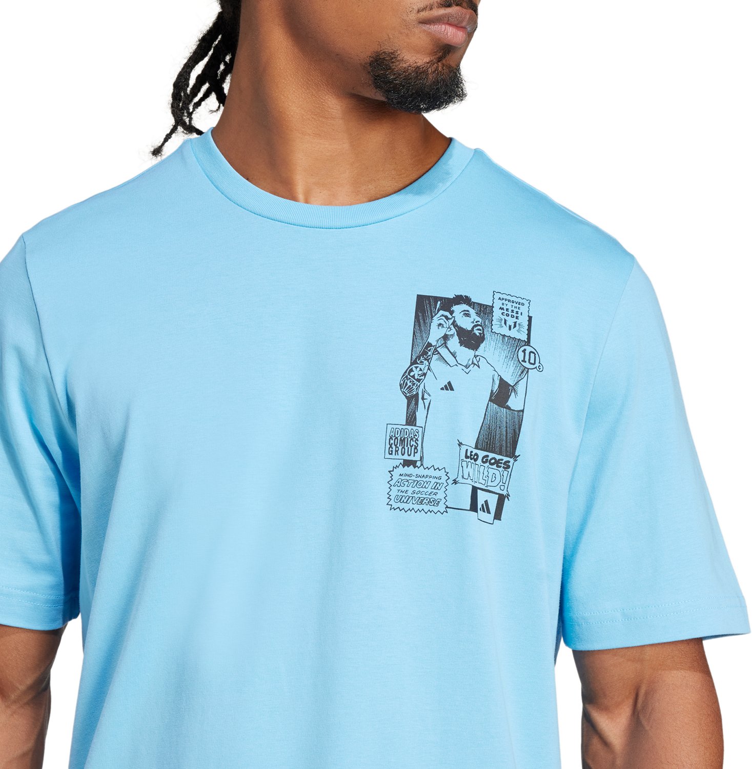 adidas Men's Messi Icon Graphic T-shirt | Academy