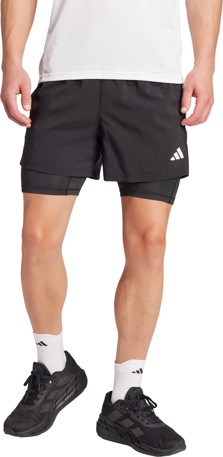 adidas Men's Own the Run climacool® 2-in-1 Shorts 7 in - view number 6