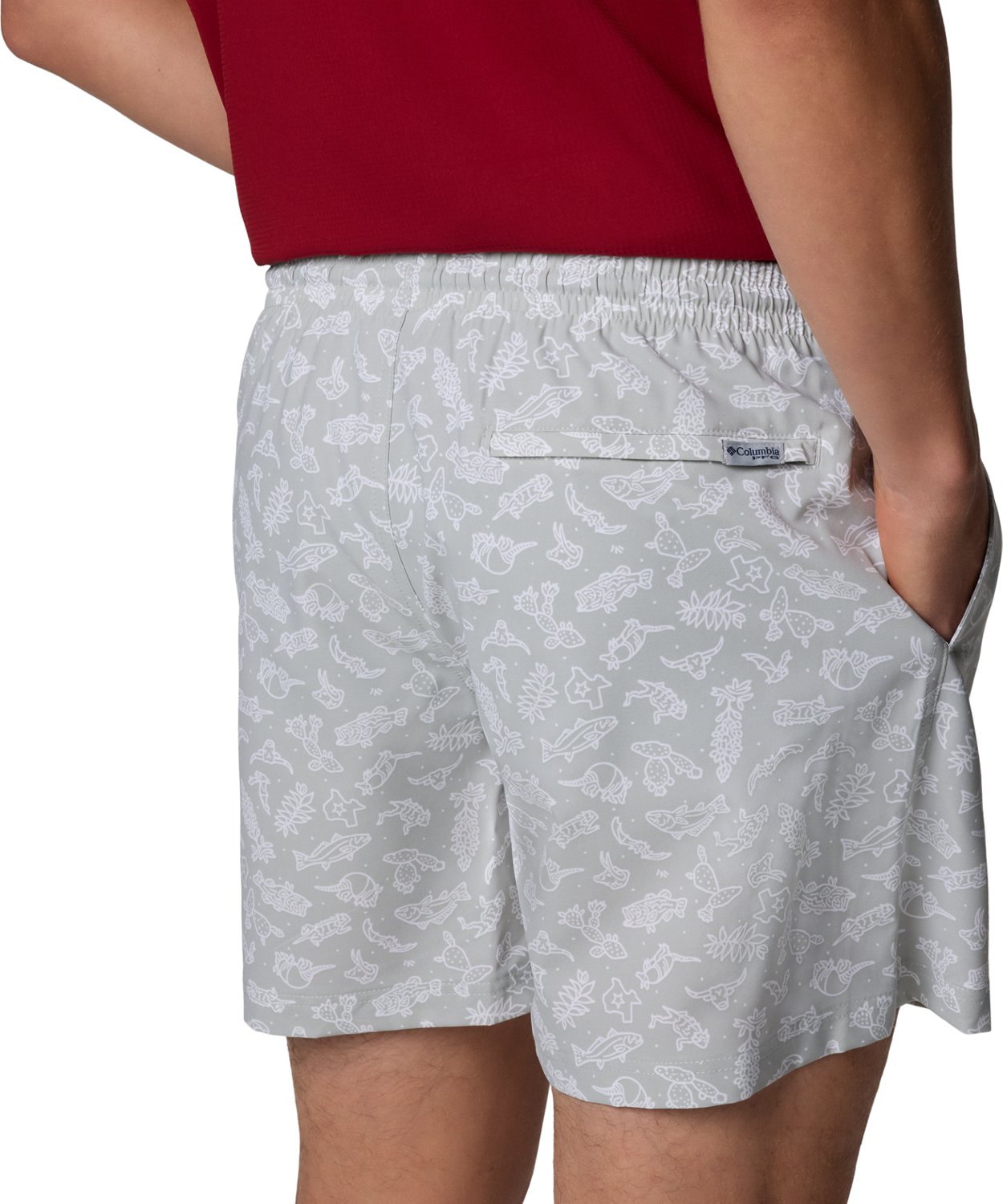 Columbia Sportswear Men's PFG Rambler Printed Water Shorts 6 in - view number 8