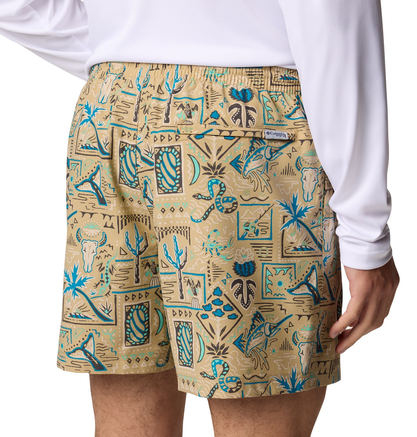 Columbia Sportswear Men's PFG Rambler Printed Water Shorts 6 in - view number 6