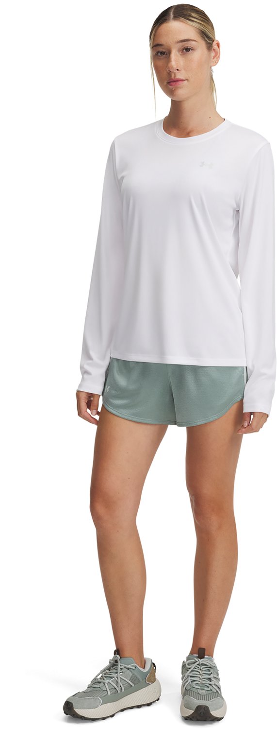 Under Armour Women's UA Tech Play Up Shine Shorts 3 in - view number 8