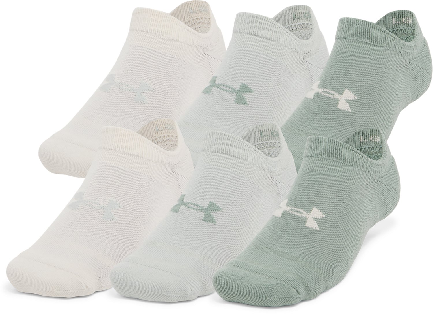 Under Armour Essential Cushion No Show Socks 6-Pack