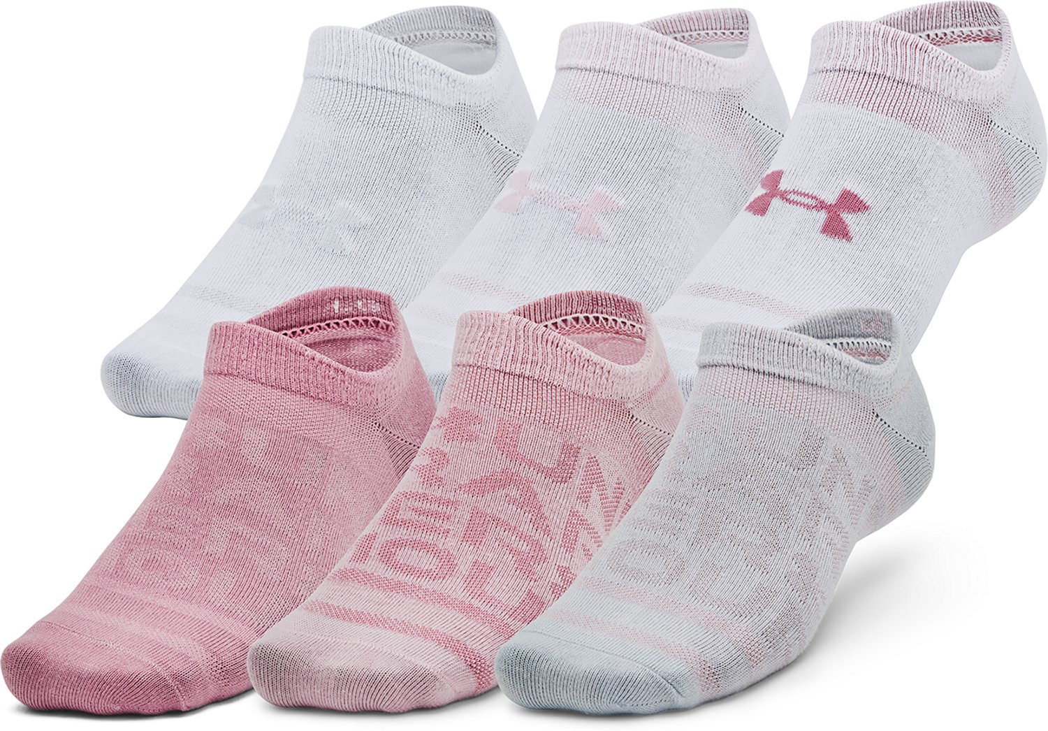 Under Armour Essential No Show Socks 6 Pack - view number 2