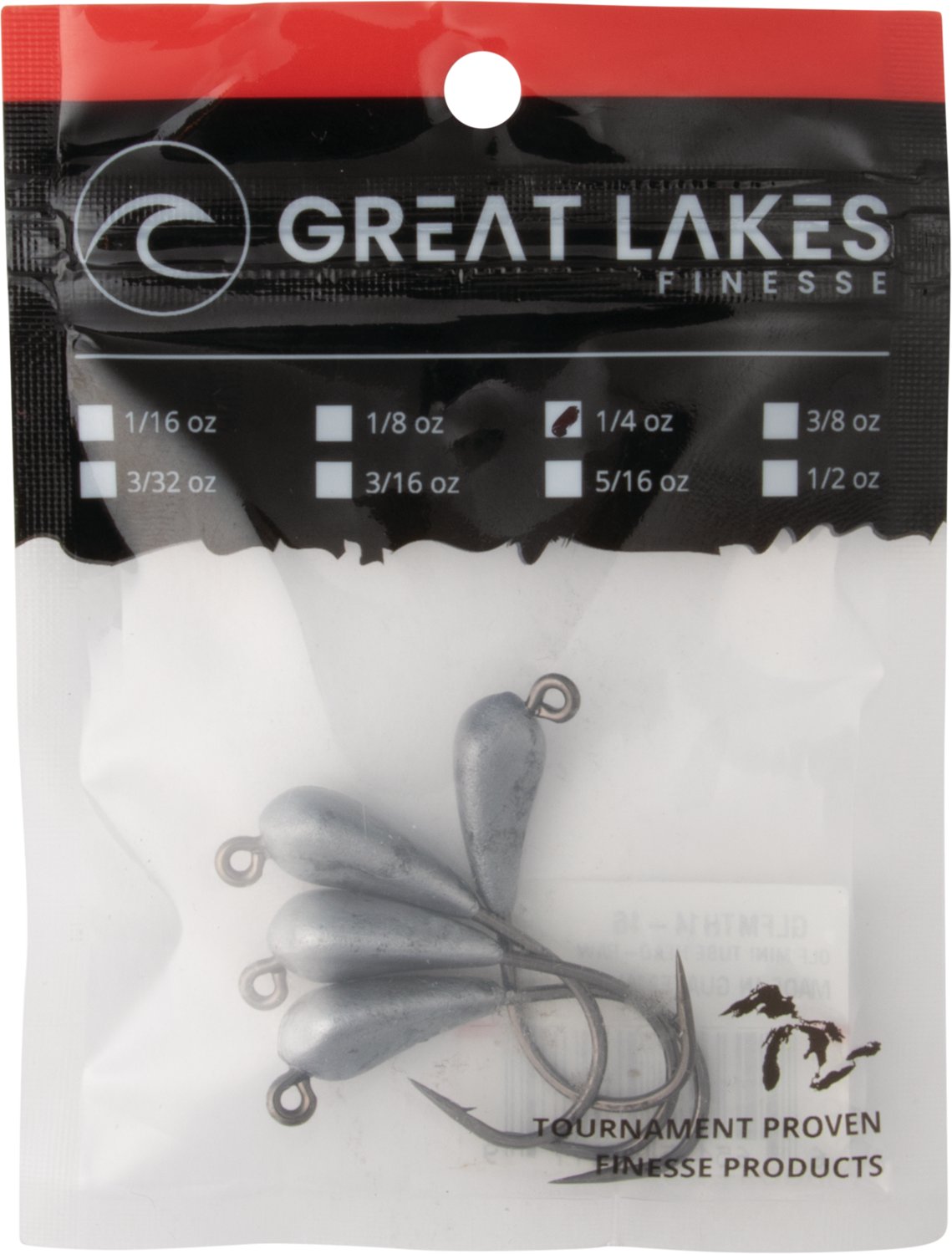 Great Lakes Finesse Mini Tube Head Bait 4-Pack - view number 7